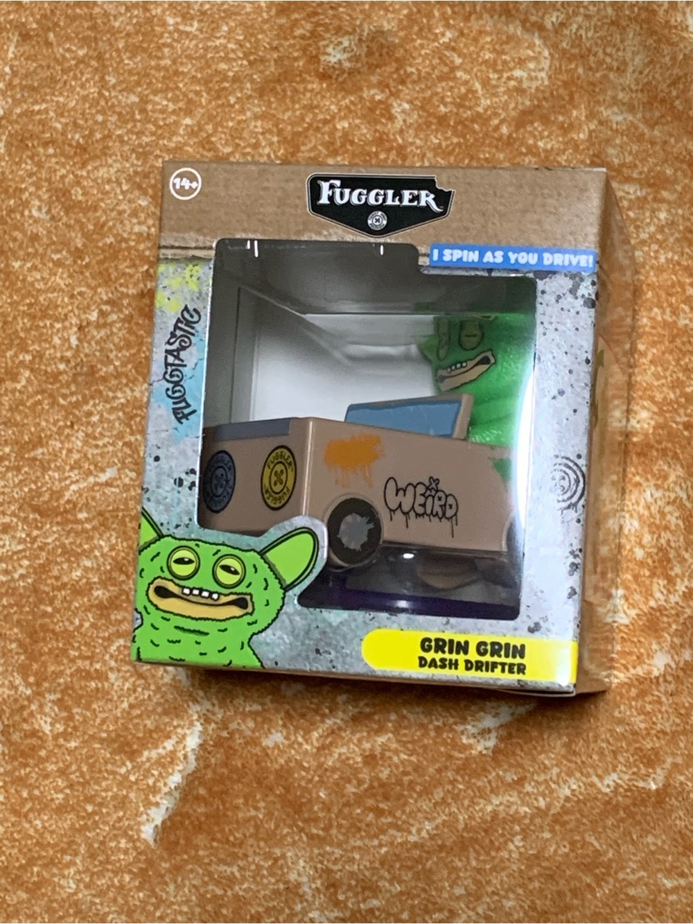 Fuggler Grin Grin Dash Drifter Kids Toy - Beige and Green